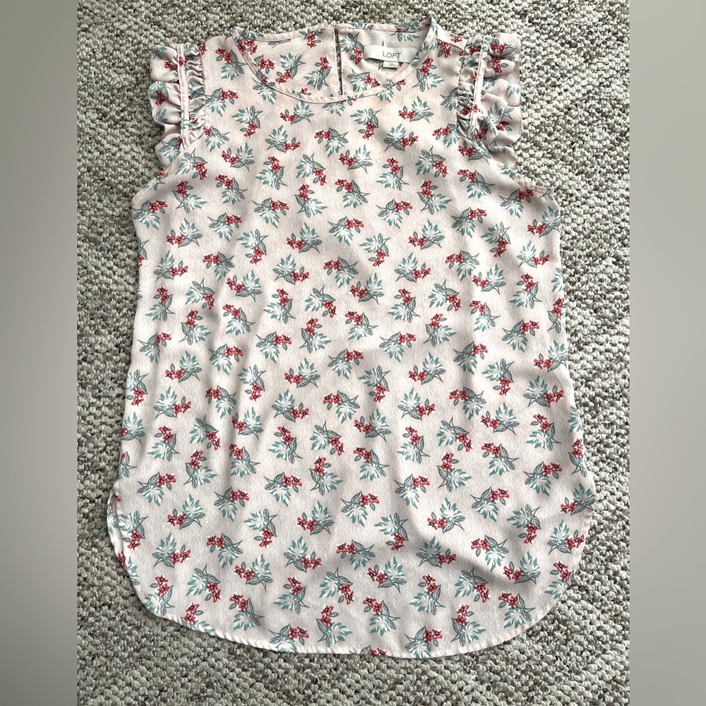 Flowery blouse size small